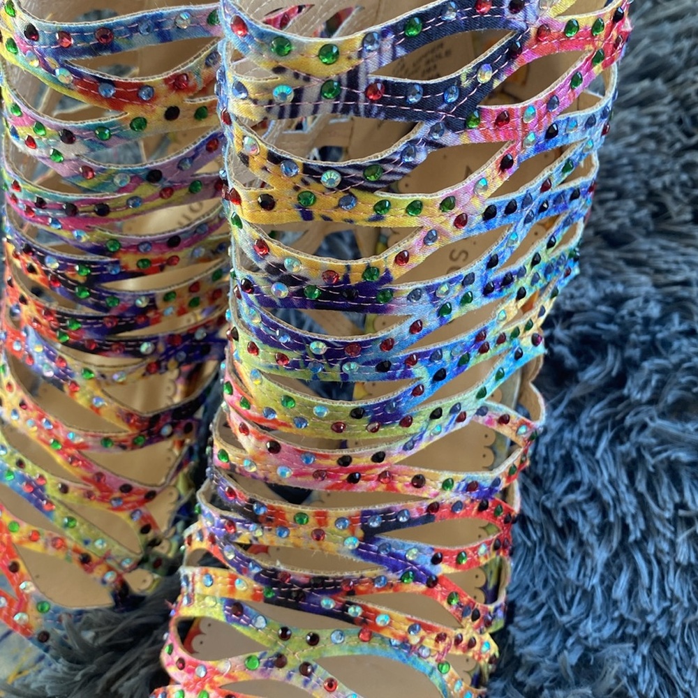 Zigs soho watercolor heels - Picture 2 of 5